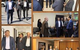 بازدید عضو هیات مدیره بانک از مدیریت امور شعب منطقه دو تهران بزرگ