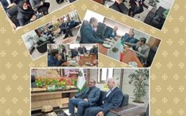 دیدار رئیس کمیسیون کشاورزی ، آب و منابع طبیعی مجلس با مدیر شعب بانک در استان فارس