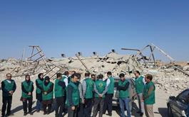 حضور اکیپ های صندوق بیمه کشاورزی برای برآورد خسارت در مناطق زلزله زده استان کرمانشاه