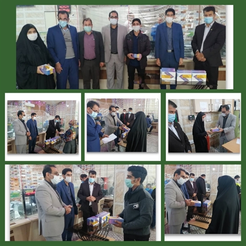 اهدای ۱۰ دستگاه تبلت به دانش آموزان مناطق محروم شهرستان پلدختر استان لرستان